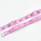 Pink color promotional bra fitting tape measure branded your logo