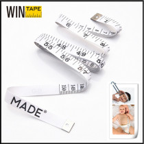 1.5m/60inch custom plastic tailoring measure tape with Your Logo