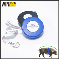 2.5m cow weight tape measure/metre measure for cow with Your Logo