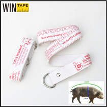 OEM or ODM Service Animal Weight Measuring Tape Bespoke Ribbon Cattle Weighband