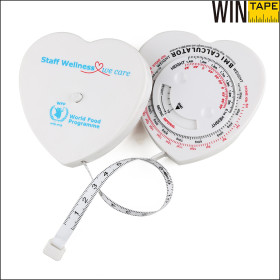 Branded World Food Programme Wholesale Gift Items 1.5Meter Promotional Custom Gift Measurer With BMI Calculator