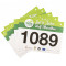 Tyvek Cheap Printing Water Proof Paper Race Number With Pin