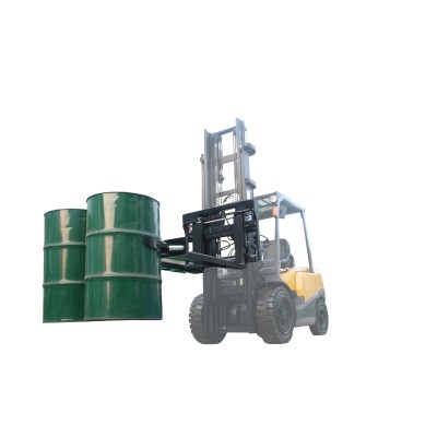 Forklift attachment forklift double drum clamp
