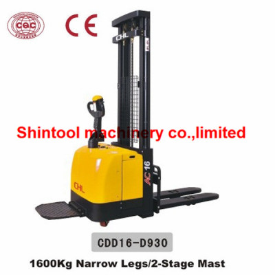 CHL  1.2-1.6Ton  CDD16-D930 Electric Pallet Stacker