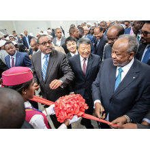 China-led railway project connects 2 African nations