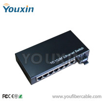 6 Port 10/100Base-Tx + 2 Port 10/100Base-Fx optical fiber ethernet switch