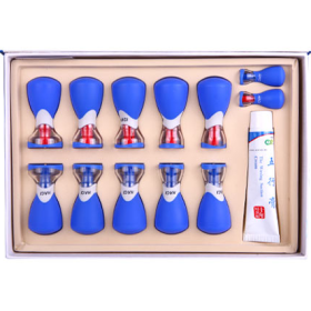 Deluxe HACI Magnetic Suction Cupping Set - 12 Cups