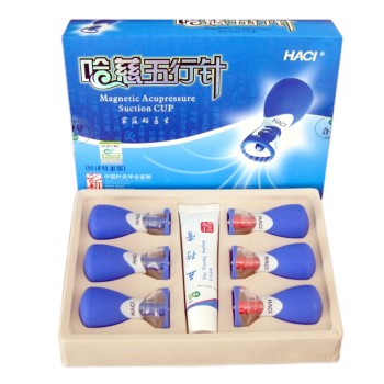 Deluxe HACI Magnetic Suction Cupping Set - 6 Cups