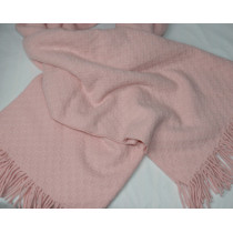 PINK CASHMERE THROW
