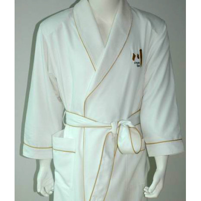 BATH ROBE WITH TERRY LINING