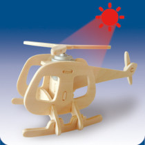 DIY wooden solar plane Helicopter-B