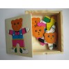 plywood bear jigsaw puzzle game children's toy