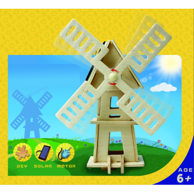 Wooden Solar Energy windmill