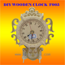 DIY wood moving clock