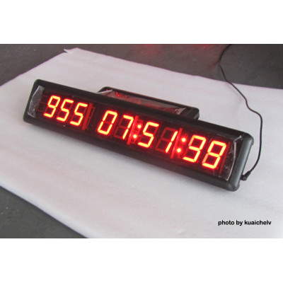 1.8 Inch LED Countdown Clock 9 Characters LED Digital Countdown Timer