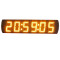 Yellow  COLOR LED Race Timing Clock 5