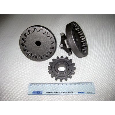 precise steel casted gears, gear tray
