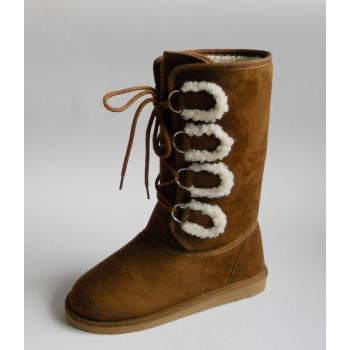 fashion ladies warm flat sole boots snow boots