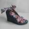 ladies wedge fashion sandal high heel espadries shoes