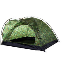 Single layer 3 persons waterproof camouflage military camping tent