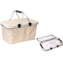 600D Aluminium lining shopping picnic food cooler bag