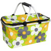 Colorful flower camping beach picnic basket
