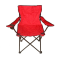 Red 600x300D fabric foldable beach chairs