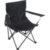 All black armrest foldable fishing beach chairs