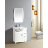 Single floor standing PVC bathroom vanity cabinets