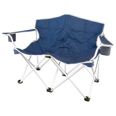 Double seats camping foldable beach chair