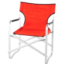 Strong flat tube folding director chair
