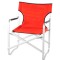 Strong flat tube folding director chair