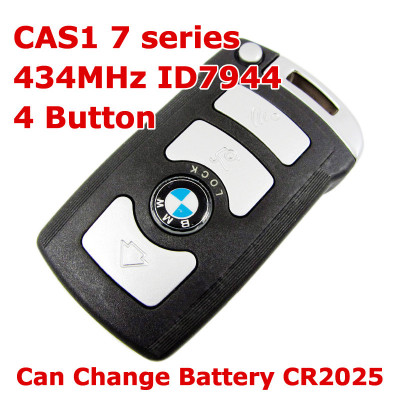 BMW CAS1 7 Series 4 Button Remote Key ID7944 434MHZ