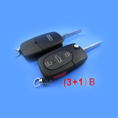 Audi Flip Remote Key 3+1 Button