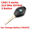 BMW CAS2 5 Series 3 Button Remote Key ID7944 315MHZ