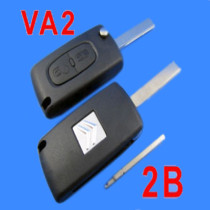 Citroen Remote Key 2 Button mhz 433( without Groove)