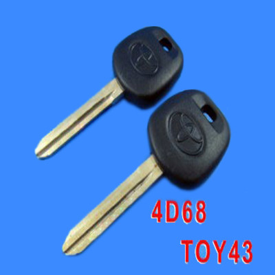 Toyota Transponder Key ID4D68 TOY43