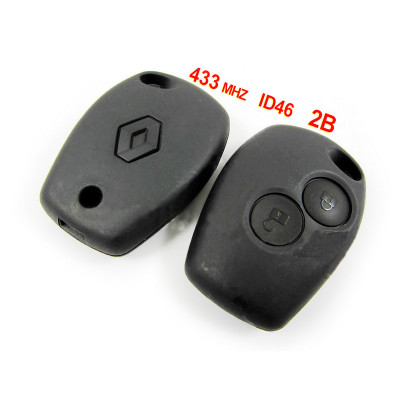 Renault 2 Buttons Remote Key 433MHz ID46 Chip