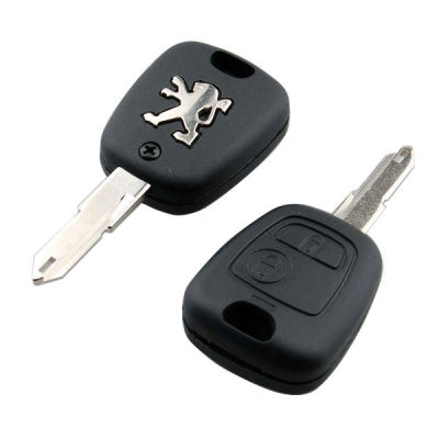 Peugeot 206 ID:46 Transponder Key with PCB Battery