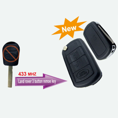 Land Rover Remote Key 3 Buttons 433 MHZ