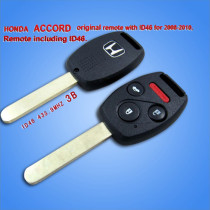 2008-2010 Honda ACCORD Original Remote Key 3 Button Remote with ID:46 (433.9 MHZ)