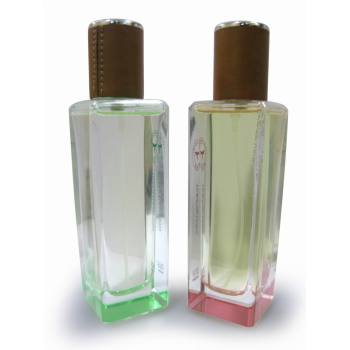 glass perfume bottle, polished  bottle