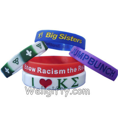 Silicone Wristband for promotional gifts