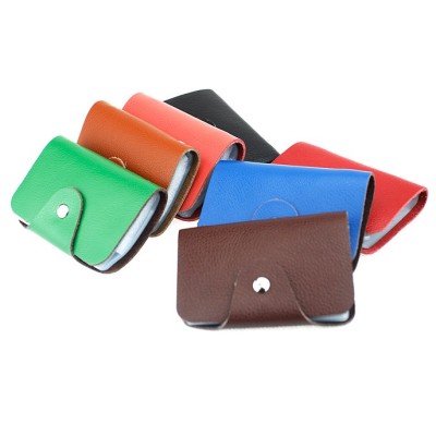 Real Leather Card Holder with PVC inside(TP-007)