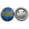 Tin Button  Badge with Pin