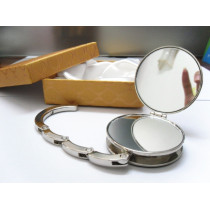Purse Holder with Cosmetic Mirrors