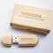 Wood Stone Shape USB Flash Drive