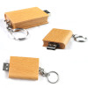 Wood USB Flash Drive In Square Shape With 1GB-16GB
