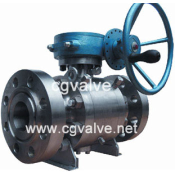Forged steel trunnion mounted ball valve