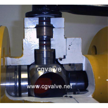 Metal seated ball valve